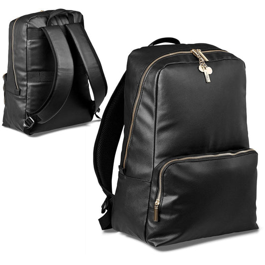 Stylish Alex Varga Onassis Laptop Backpack for Work & Play - Brand your company Logo! Get a quote - Promo Lingo