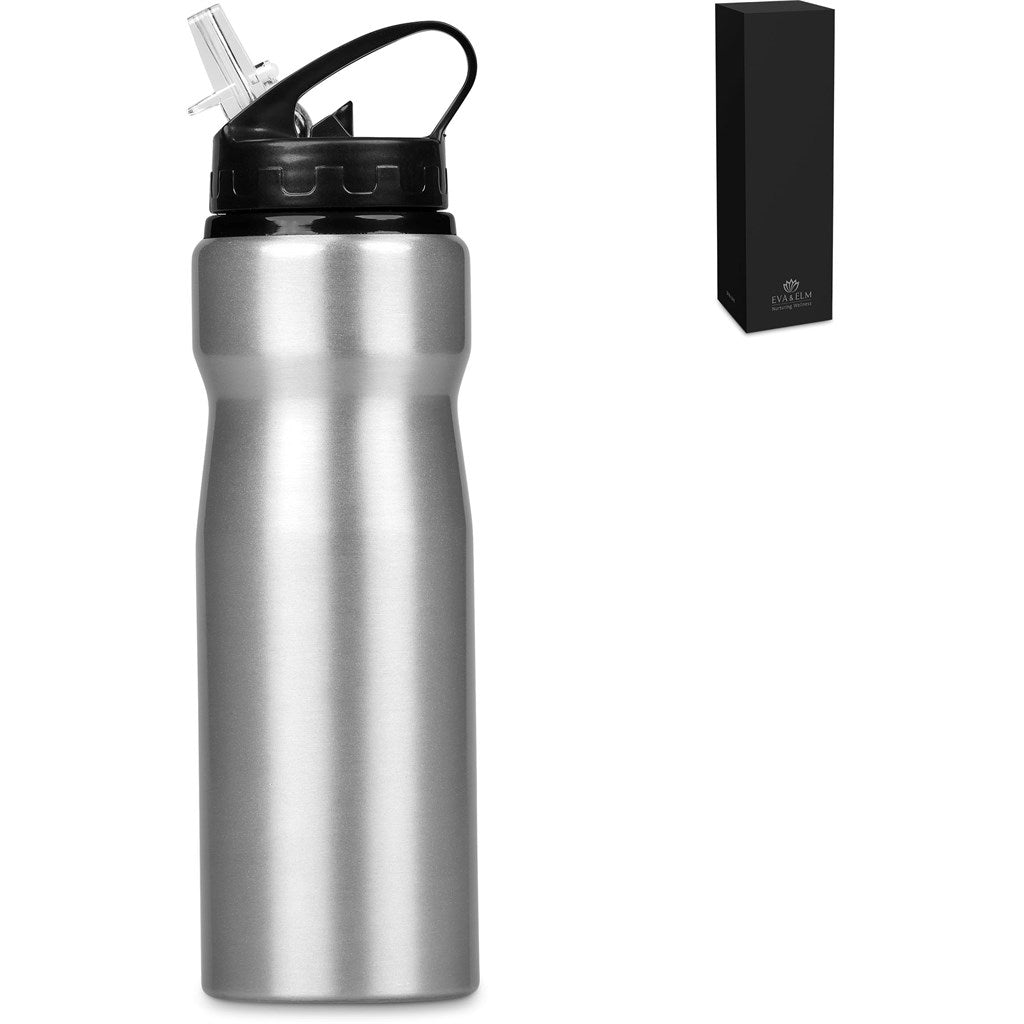 Stylish Eva & Elm Atlas Aluminium Water Bottle - 750ml - Brand your company Logo! Get a quote - Promo Lingo