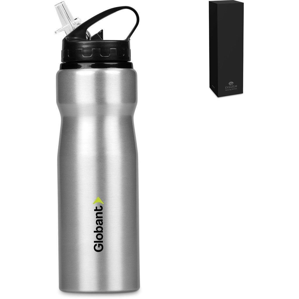 Stylish Eva & Elm Atlas Aluminium Water Bottle - 750ml - Brand your company Logo! Get a quote - Promo Lingo