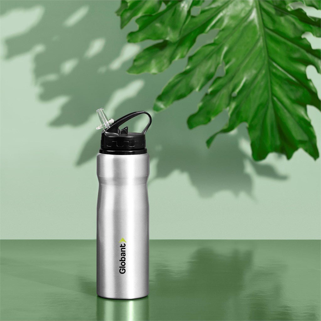 Stylish Eva & Elm Atlas Aluminium Water Bottle - 750ml - Brand your company Logo! Get a quote - Promo Lingo