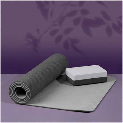 Stylish Eva & Elm Eclipse Two Tone Exercise Mat for Comfort - Brand your company Logo! Get a quote - Promo Lingo