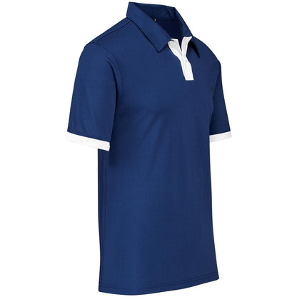 Stylish Mens Contest Golf Shirt - Navy for Comfort and Performance - Brand your company Logo! Get a quote - Promo Lingo