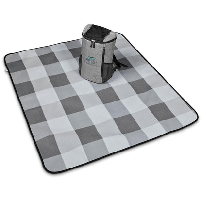 Summertide Backpack Cooler & Picnic Blanket Set - Brand your company Logo! Get a quote - Promo Lingo