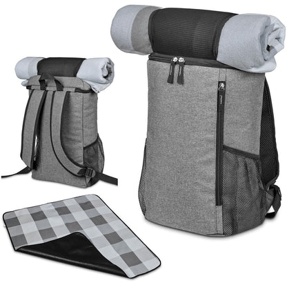 Summertide Backpack Cooler & Picnic Blanket Set - Brand your company Logo! Get a quote - Promo Lingo
