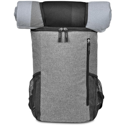 Summertide Backpack Cooler & Picnic Blanket Set - Brand your company Logo! Get a quote - Promo Lingo