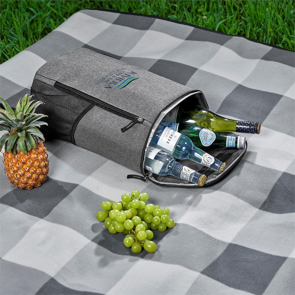 Summertide Backpack Cooler & Picnic Blanket Set - Brand your company Logo! Get a quote - Promo Lingo