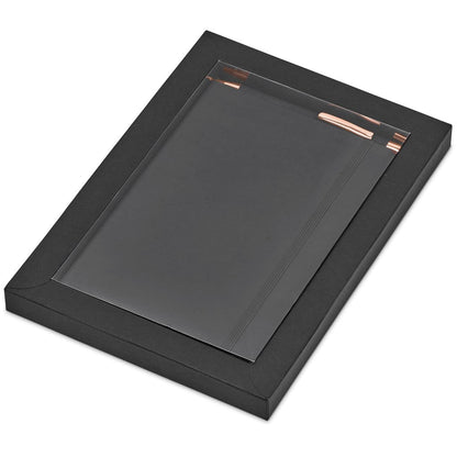 Sutton Notebook & Pen Set - Brand your company Logo! Get a quote - Promo Lingo