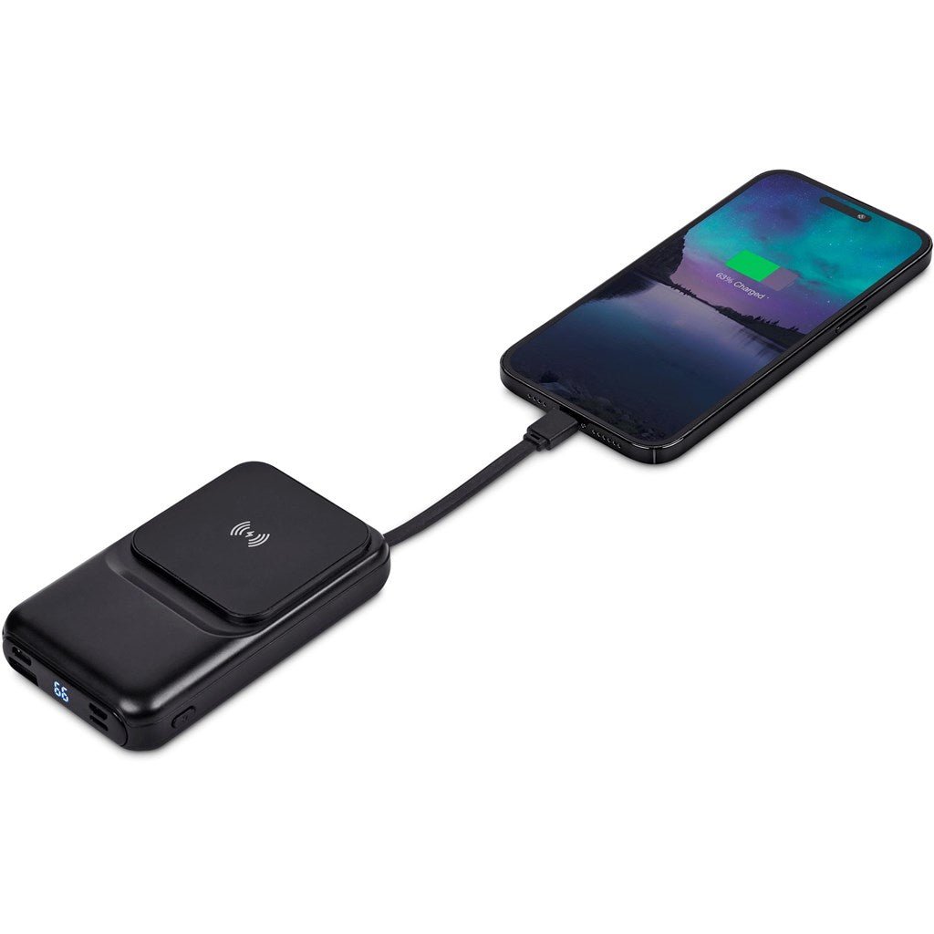Swiss Cougar Argos Fast Charge 20W Wireless Charging Magnetic Power Bank - 10000mAh - Brand your company Logo! Get a quote - Promo Lingo
