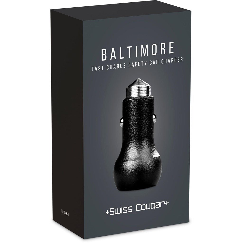 Swiss Cougar Baltimore 2 - in - 1 Fast Car Charger & Tool - Brand your company Logo! Get a quote - Promo Lingo