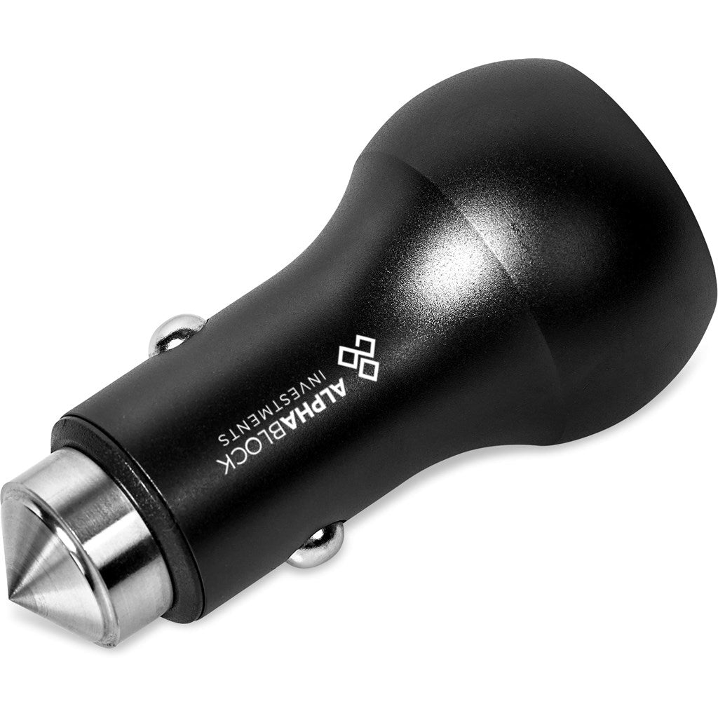 Swiss Cougar Baltimore 2 - in - 1 Fast Car Charger & Tool - Brand your company Logo! Get a quote - Promo Lingo