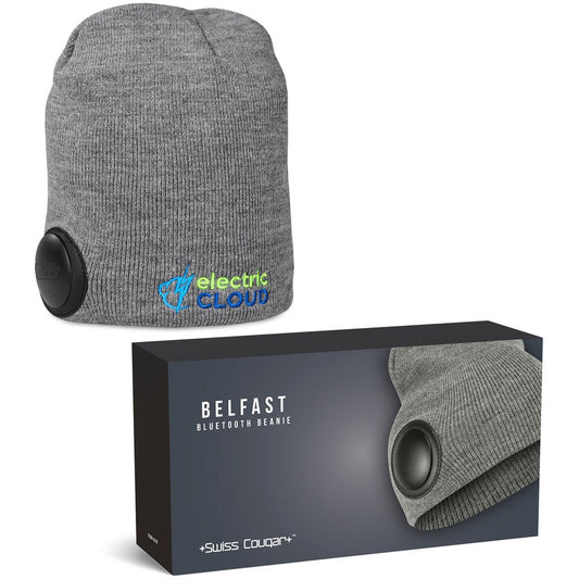 Swiss Cougar Belfast Bluetooth Acrylic Beanie - Brand your company Logo! Get a quote - Promo Lingo