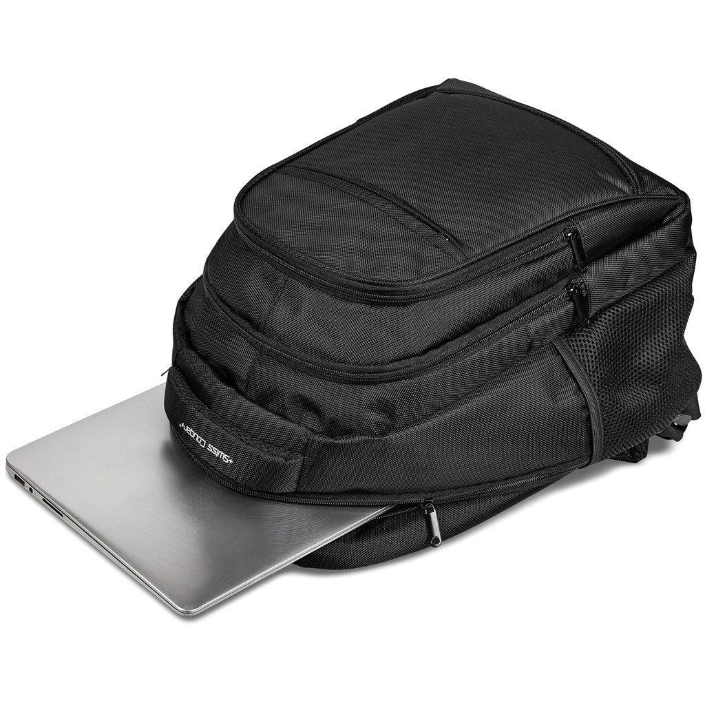 Swiss Cougar Boston Laptop Backpack with USB Charging for Professionals - Brand your company Logo! Get a quote - Promo Lingo