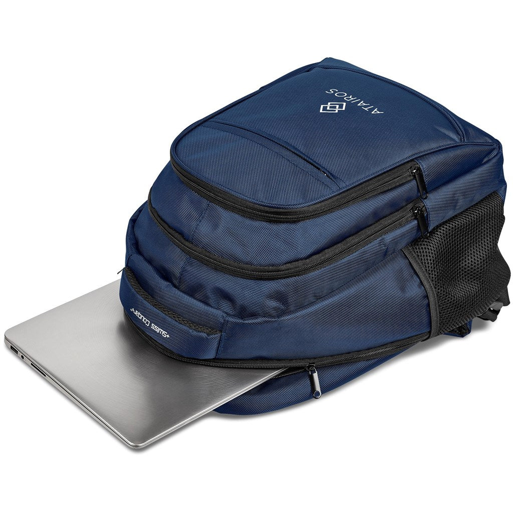 Swiss Cougar Boston Laptop Backpack with USB Charging for Professionals - Brand your company Logo! Get a quote - Promo Lingo