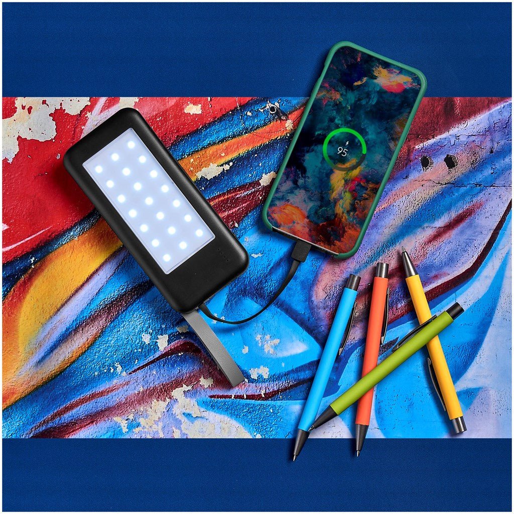 Swiss Cougar Cairo Lantern Power Bank - 10,000mAh - Brand your company Logo! Get a quote - Promo Lingo