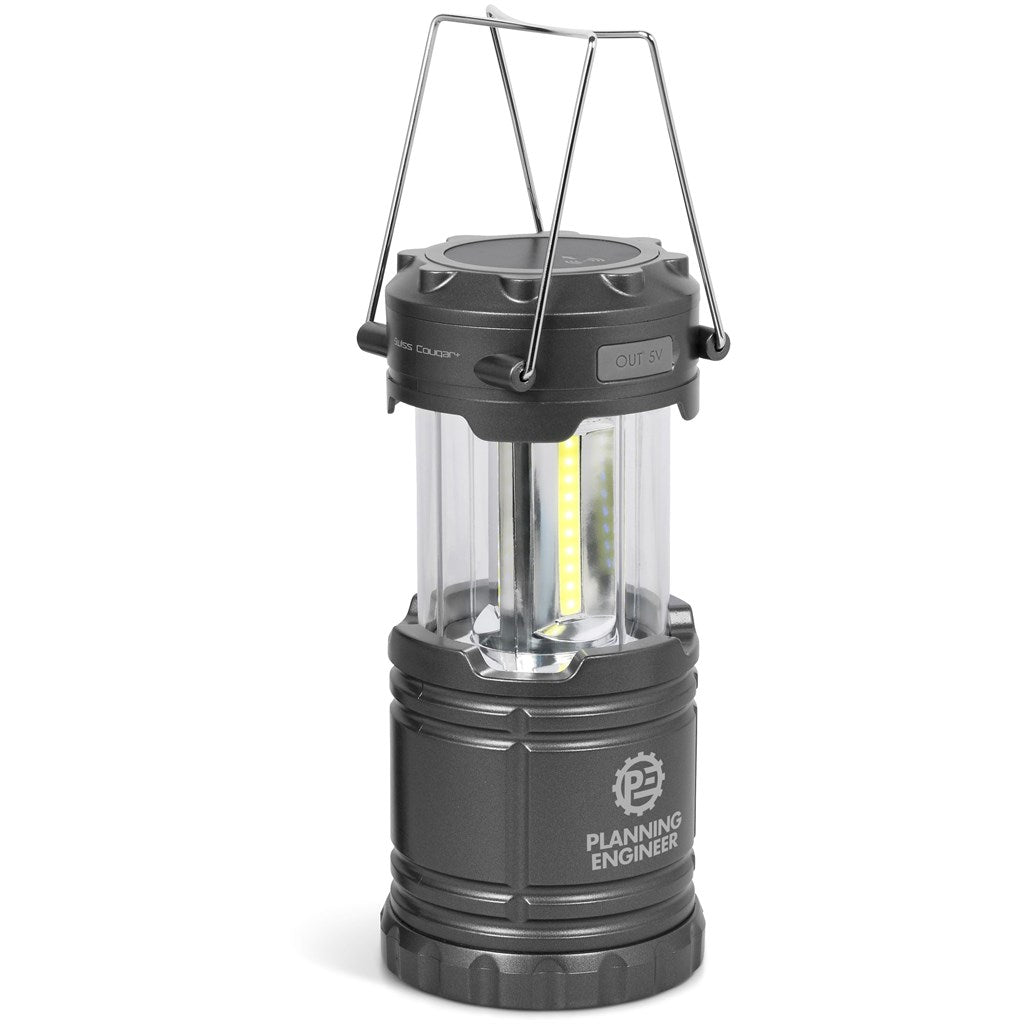 Swiss Cougar Cape Town Lantern & Wireless Charging Power Bank - 4,000mAh - Brand your company Logo! Get a quote - Promo Lingo