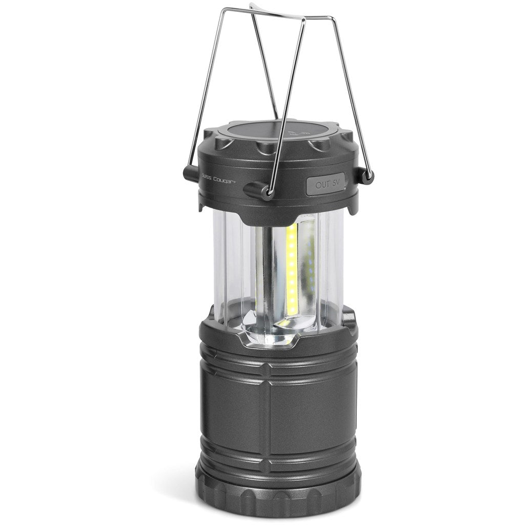 Swiss Cougar Cape Town Lantern & Wireless Charging Power Bank - 4,000mAh - Brand your company Logo! Get a quote - Promo Lingo