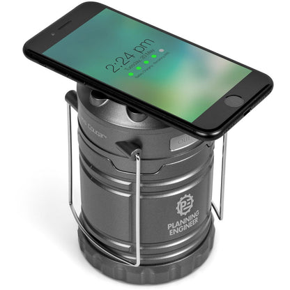 Swiss Cougar Cape Town Lantern & Wireless Charging Power Bank - 4,000mAh - Brand your company Logo! Get a quote - Promo Lingo