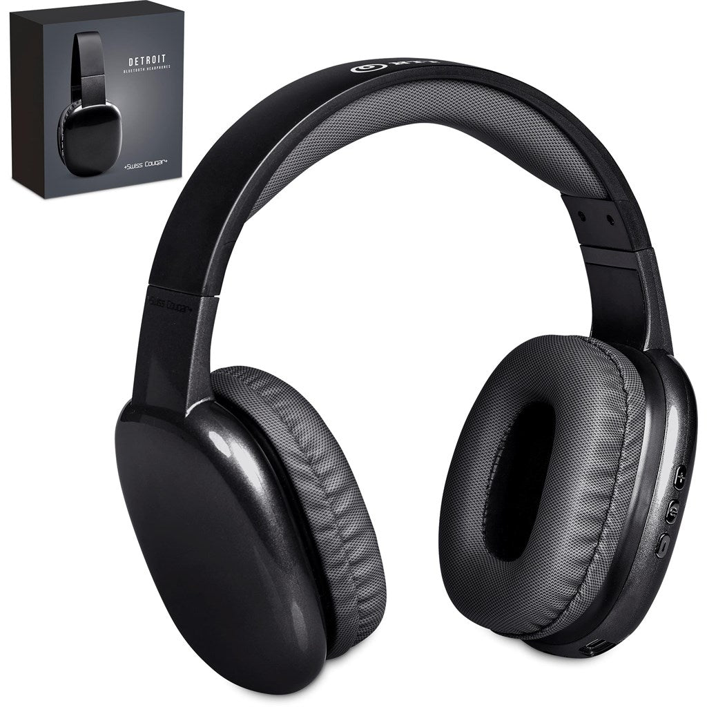 Swiss Cougar Detroit Bluetooth Headphones - Brand your company Logo! Get a quote - Promo Lingo