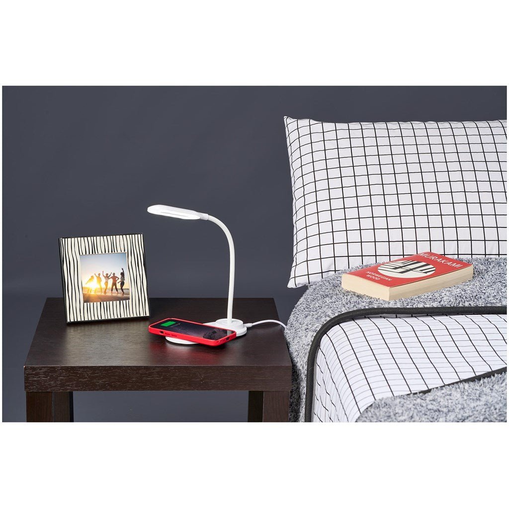 Swiss Cougar Doha Wireless Charger & Desk Lamp - Brand your company Logo! Get a quote - Promo Lingo