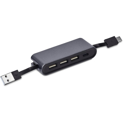 Swiss Cougar Dubai USB Hub - Gun Metal - Brand your company Logo! Get a quote - Promo Lingo