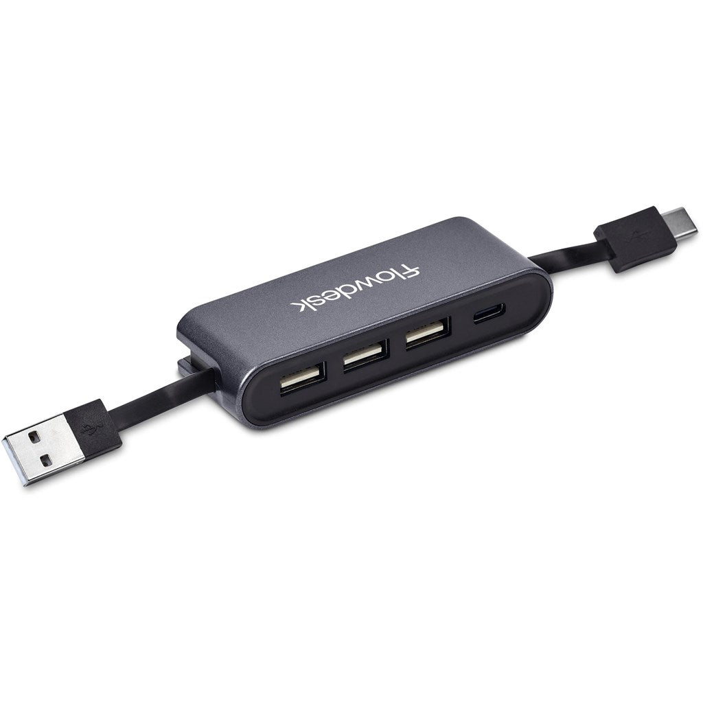 Swiss Cougar Dubai USB Hub - Gun Metal - Brand your company Logo! Get a quote - Promo Lingo