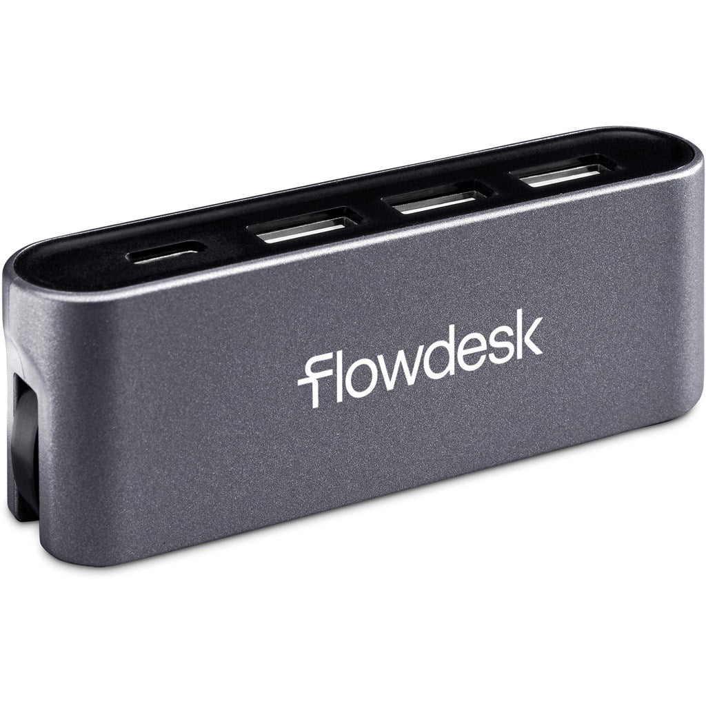 Swiss Cougar Dubai USB Hub - Gun Metal - Brand your company Logo! Get a quote - Promo Lingo