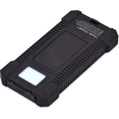 Swiss Cougar Durban Fast Charge 20W Solar Power Bank - 10000mAh - Brand your company Logo! Get a quote - Promo Lingo