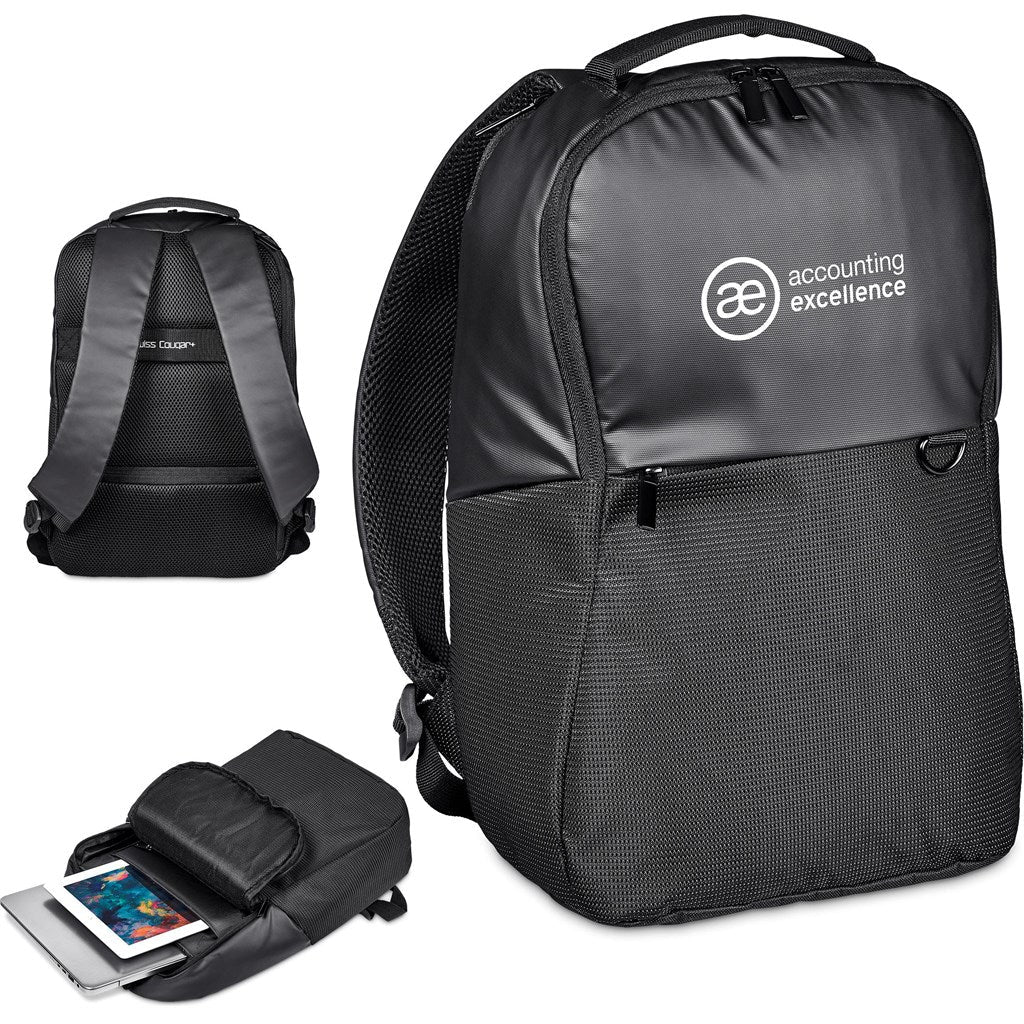 Swiss Cougar Edinburgh Laptop Bag with Padded Protection for Professionals - Brand your company Logo! Get a quote - Promo Lingo
