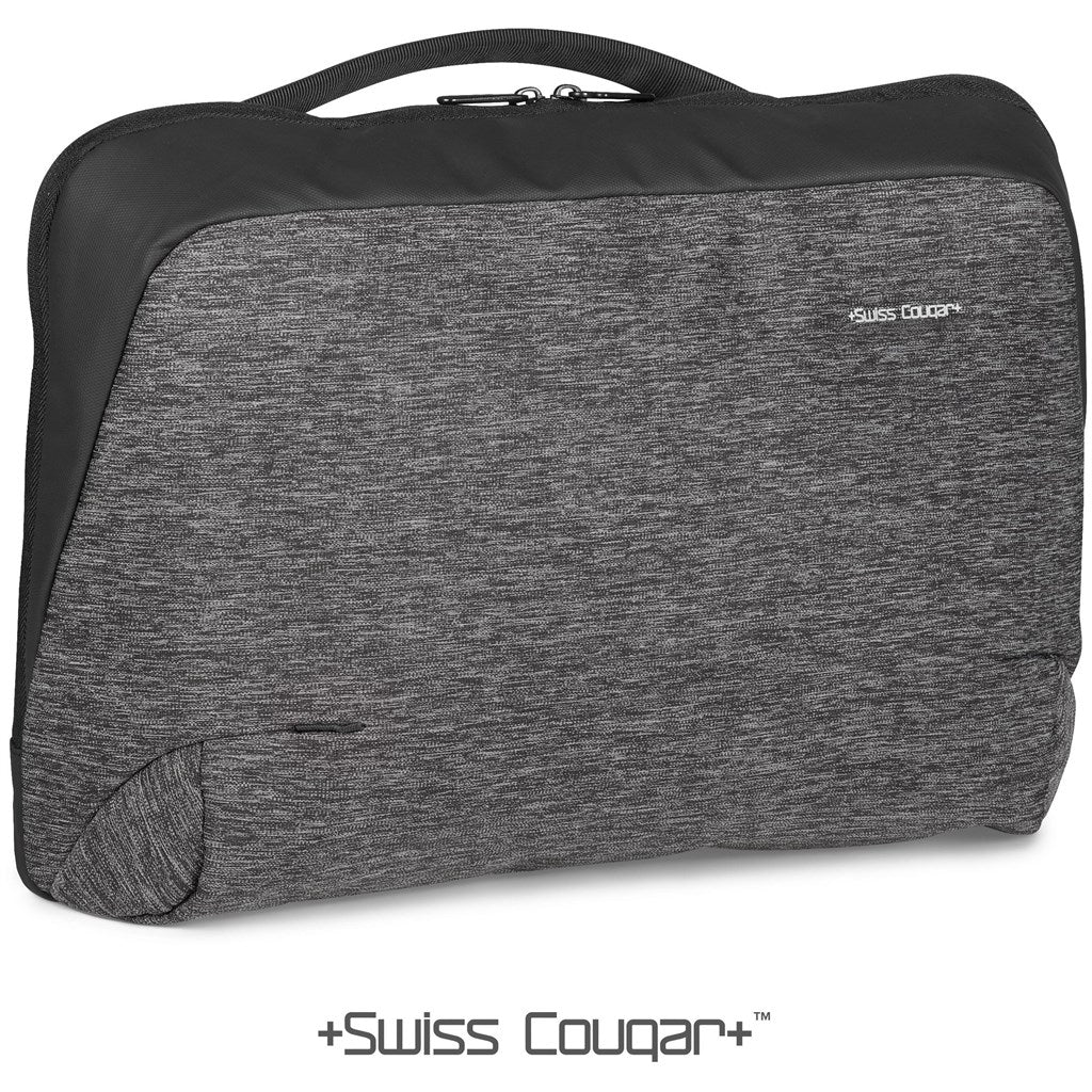Swiss Cougar Equity Compu - Brief with Padded Laptop Pockets - Brand your company Logo! Get a quote - Promo Lingo