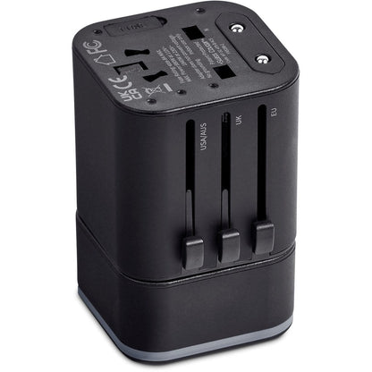 Swiss Cougar Frankfurt World Travel Adaptor - Brand your company Logo! Get a quote - Promo Lingo