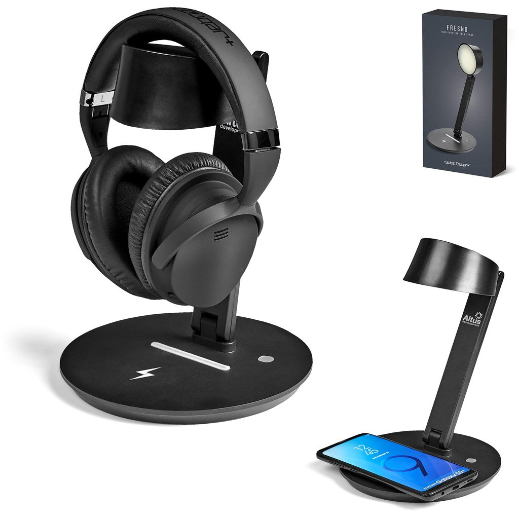 Swiss Cougar Fresno Four Function Tech Stand - Brand your company Logo! Get a quote - Promo Lingo