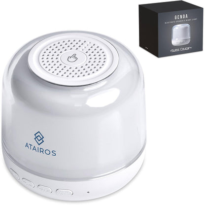 Swiss Cougar Genoa Bluetooth Speaker & Night Light - Brand your company Logo! Get a quote - Promo Lingo