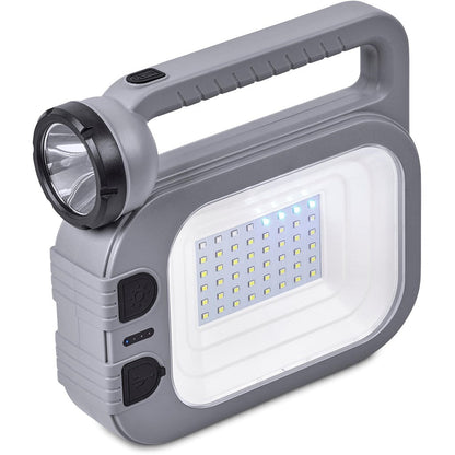 Swiss Cougar Hanoi Solar Lantern & Power Bank with 2400mAh for Outdoor Adventurers - Brand your company Logo! Get a quote - Promo Lingo