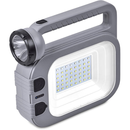 Swiss Cougar Hanoi Solar Lantern & Power Bank with 2400mAh for Outdoor Adventurers - Brand your company Logo! Get a quote - Promo Lingo