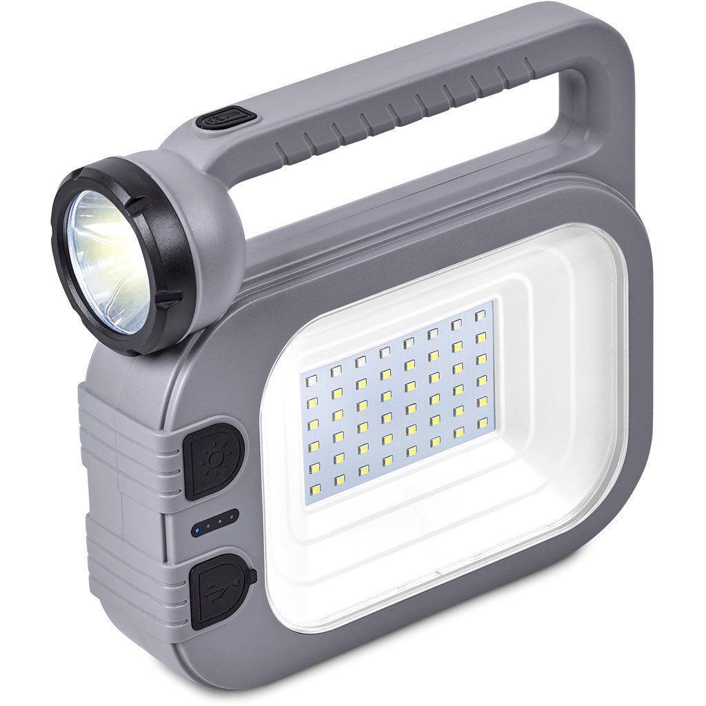 Swiss Cougar Hanoi Solar Lantern & Power Bank with 2400mAh for Outdoor Adventurers - Brand your company Logo! Get a quote - Promo Lingo