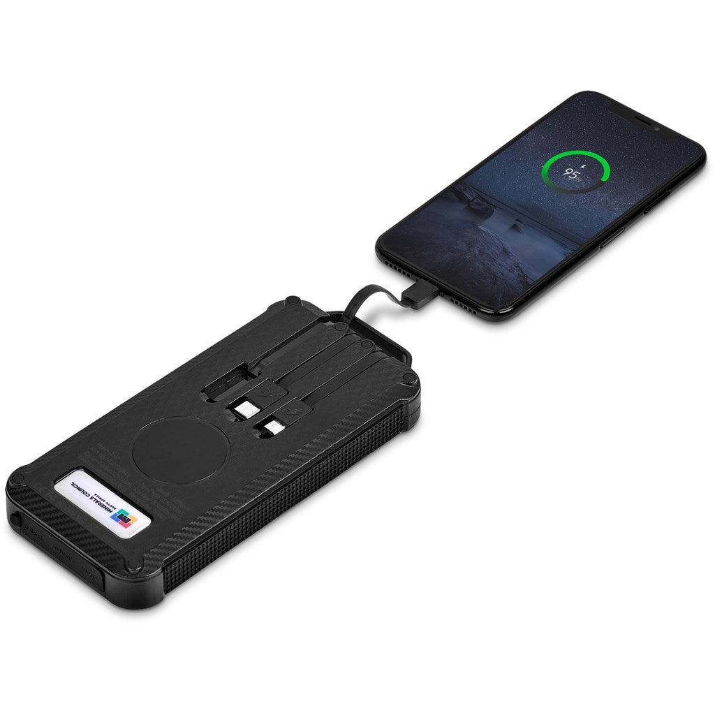 Swiss Cougar Havana Wireless Charging Solar Power Bank - 10 000mAh - Brand your company Logo! Get a quote - Promo Lingo