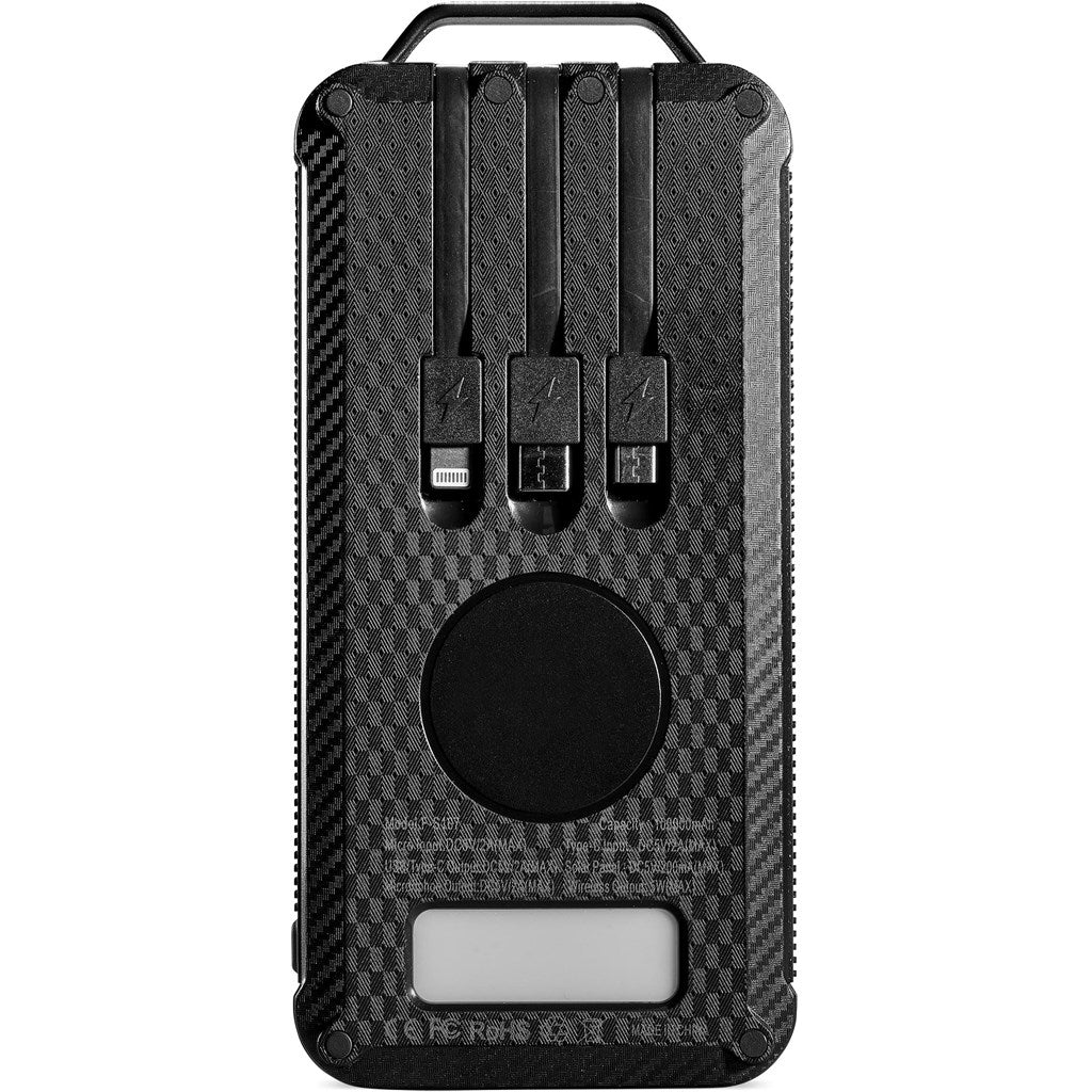Swiss Cougar Havana Wireless Charging Solar Power Bank - 10 000mAh - Brand your company Logo! Get a quote - Promo Lingo