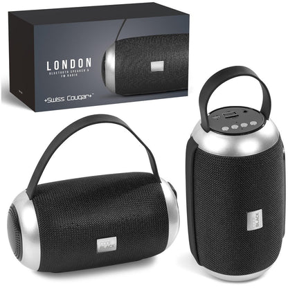 Swiss Cougar London Bluetooth Speaker & FM Radio - Brand your company Logo! Get a quote - Promo Lingo