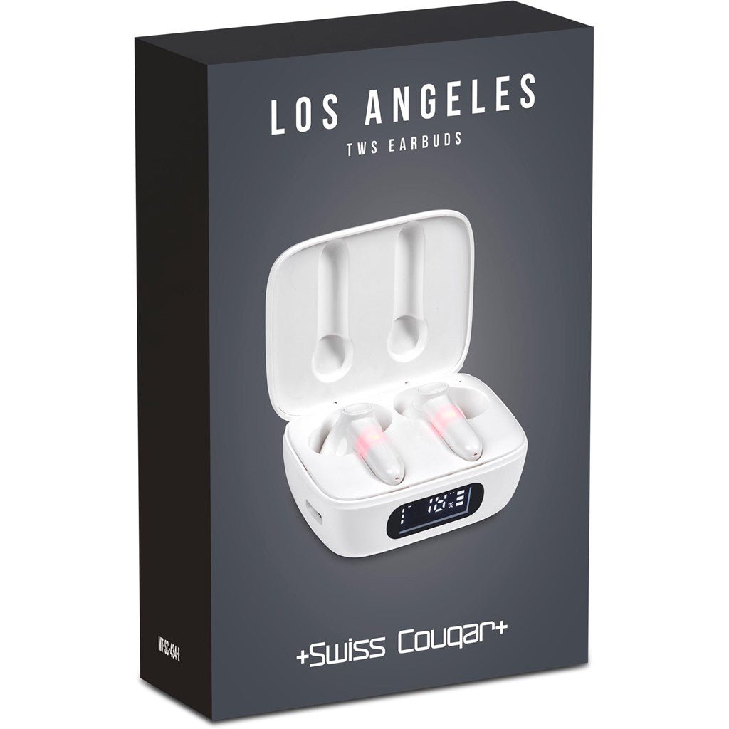 Swiss Cougar Los Angeles TWS Earbuds - Brand your company Logo! Get a quote - Promo Lingo