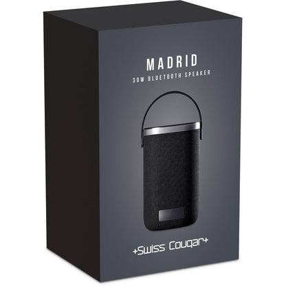 Swiss Cougar Madrid 30W Bluetooth Speaker with RGB Lights for Party Lovers - Brand your company Logo! Get a quote - Promo Lingo