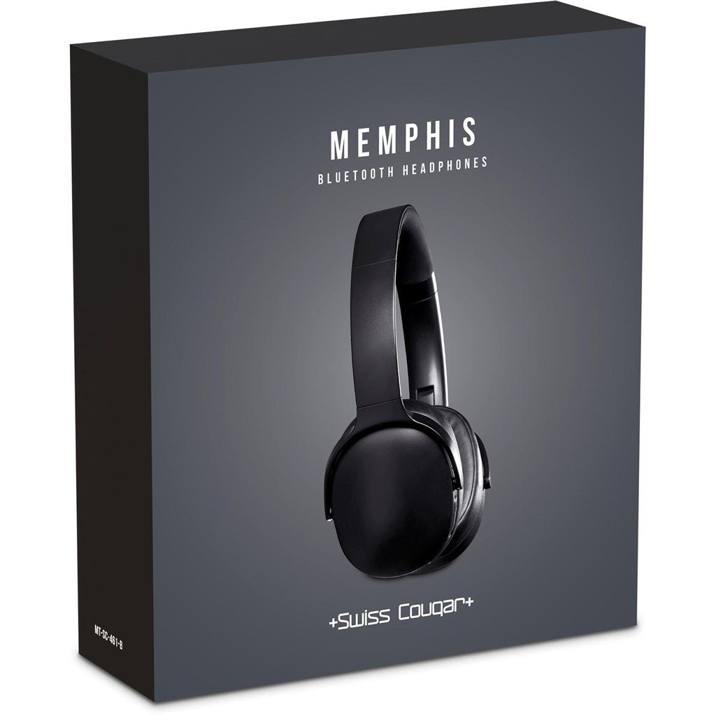 Swiss Cougar Memphis Bluetooth Headphones - Brand your company Logo! Get a quote - Promo Lingo