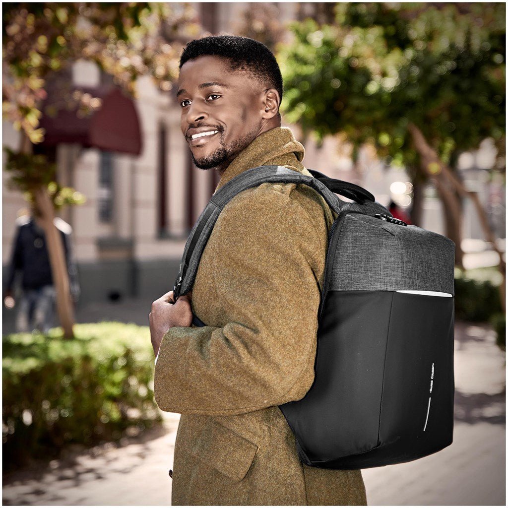 Swiss Cougar Monaco Anti - Theft Laptop Backpack for Travelers - Brand your company Logo! Get a quote - Promo Lingo
