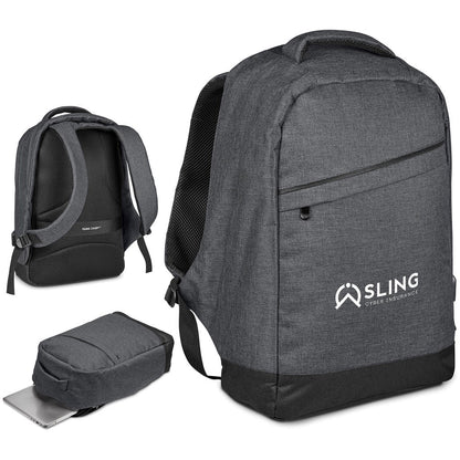 Swiss Cougar Munich Anti - Theft Laptop Backpack for Travelers - Brand your company Logo! Get a quote - Promo Lingo
