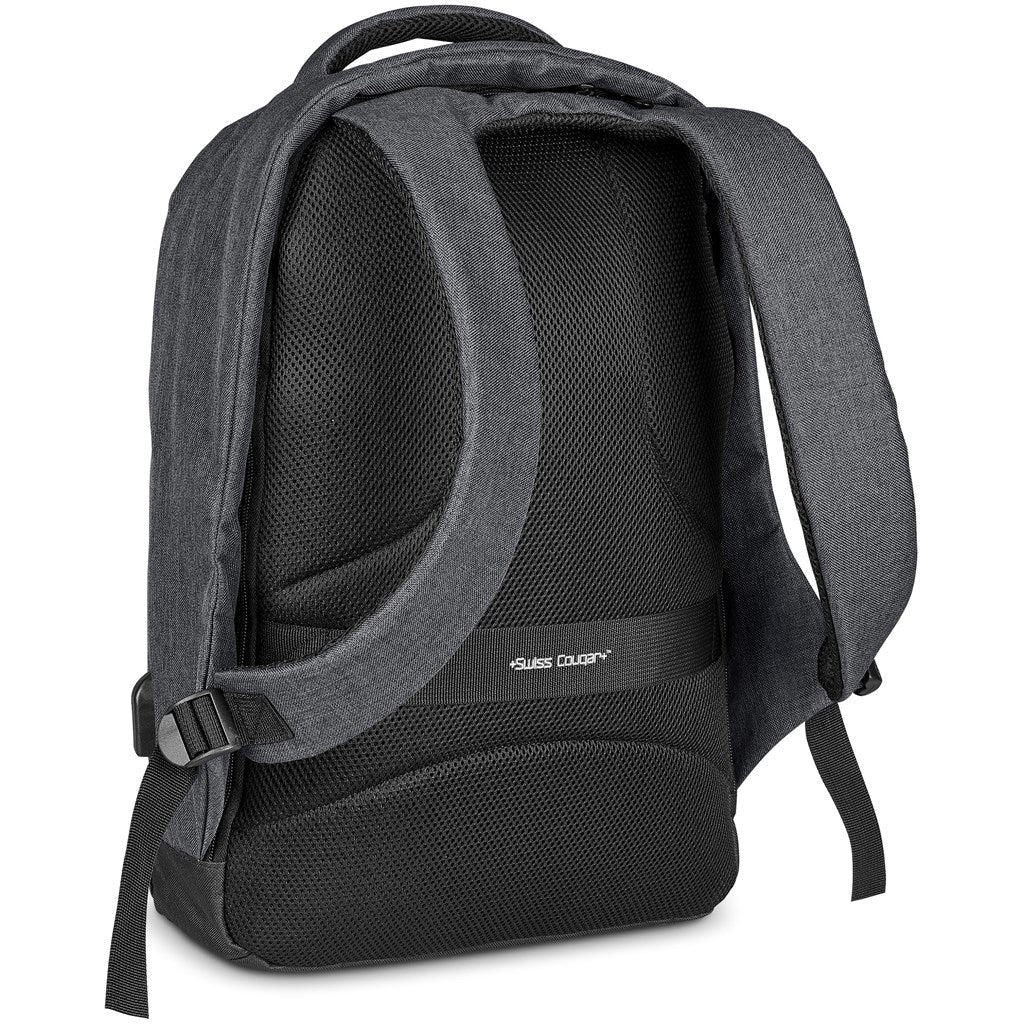 Swiss Cougar Munich Anti - Theft Laptop Backpack for Travelers - Brand your company Logo! Get a quote - Promo Lingo