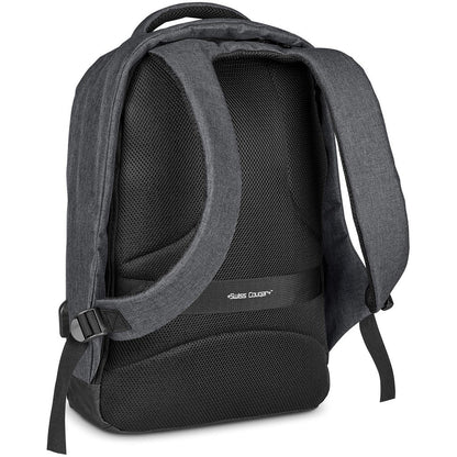 Swiss Cougar Munich Anti - Theft Laptop Backpack for Travelers - Brand your company Logo! Get a quote - Promo Lingo