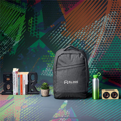 Swiss Cougar Munich Anti - Theft Laptop Backpack for Travelers - Brand your company Logo! Get a quote - Promo Lingo