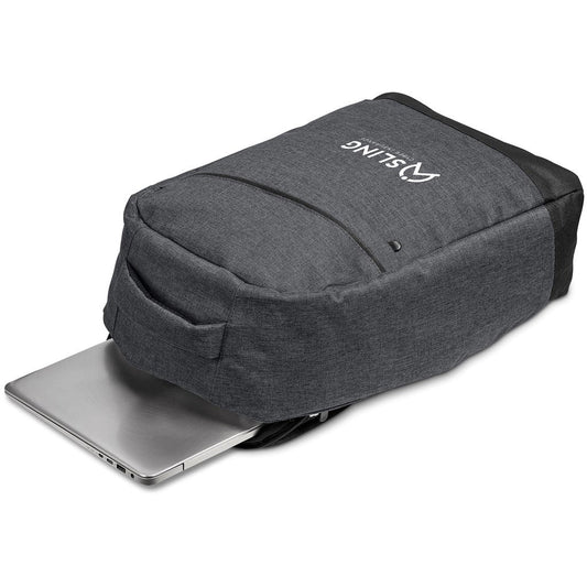 Swiss Cougar Munich Anti - Theft Laptop Backpack for Travelers - Brand your company Logo! Get a quote - Promo Lingo