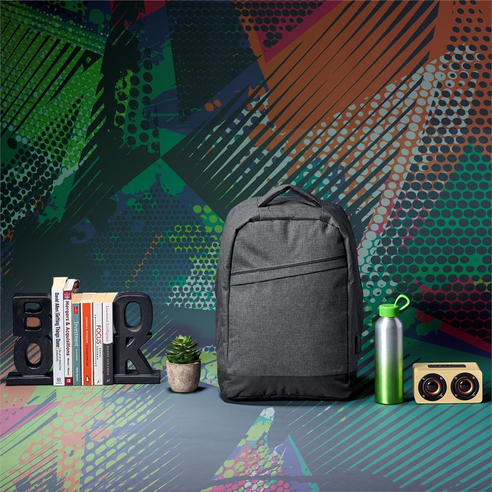 Swiss Cougar Munich Anti - Theft Laptop Backpack for Travelers - Brand your company Logo! Get a quote - Promo Lingo