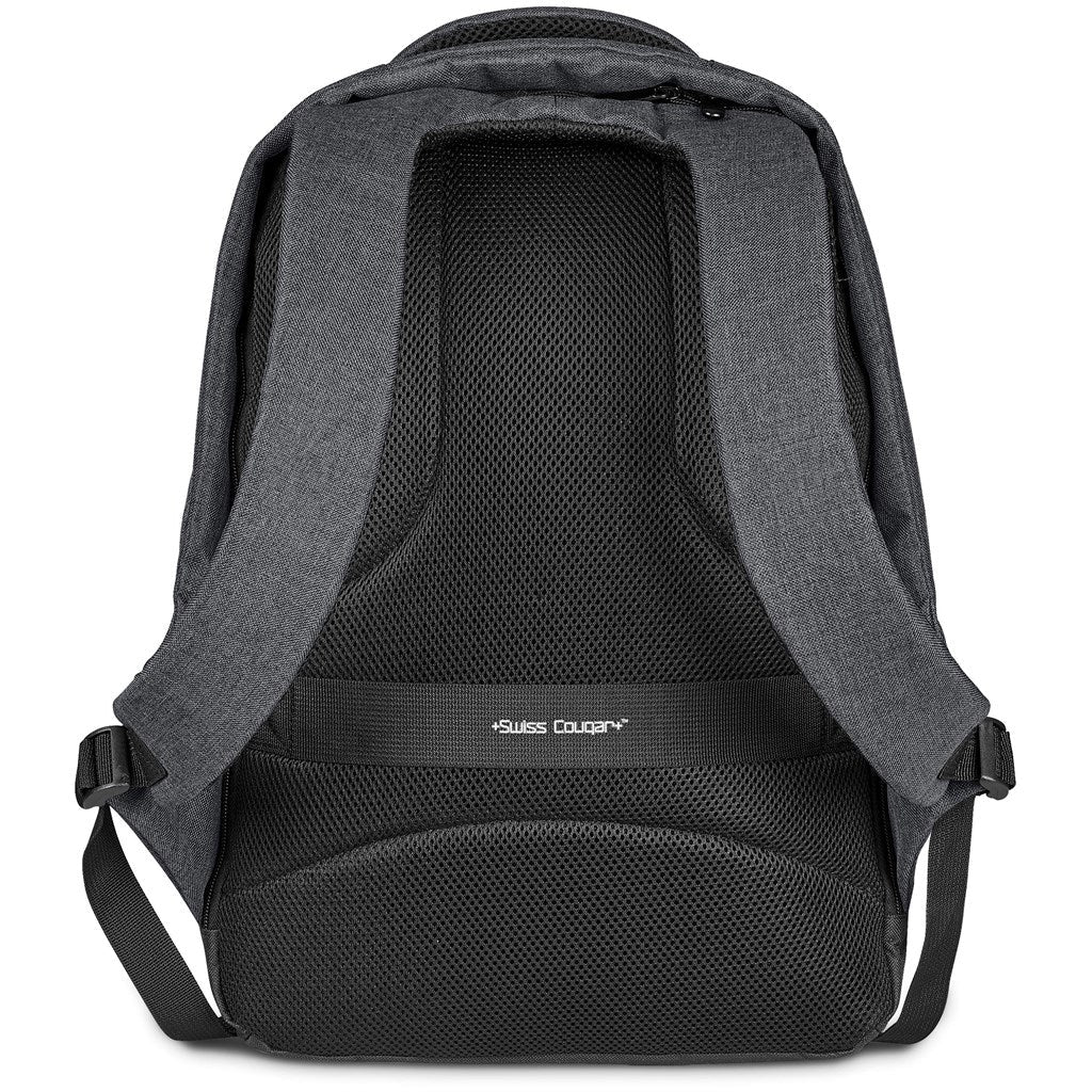 Swiss Cougar Munich Anti - Theft Laptop Backpack for Travelers - Brand your company Logo! Get a quote - Promo Lingo
