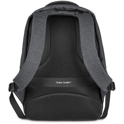 Swiss Cougar Munich Anti - Theft Laptop Backpack for Travelers - Brand your company Logo! Get a quote - Promo Lingo